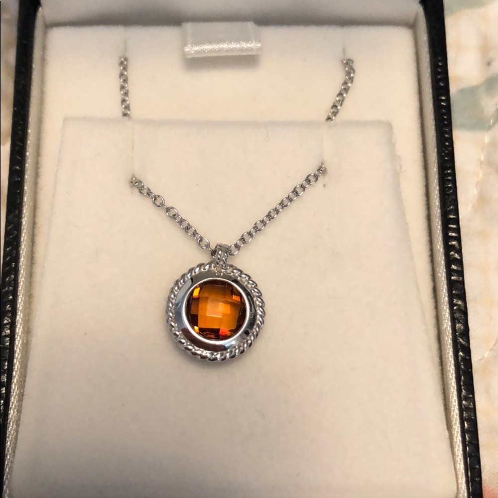 Topaz necklace. 24k collection.